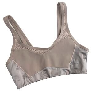 Nike Mesh Sports Bra Blush Light Support Womens Size Small CU7452-010